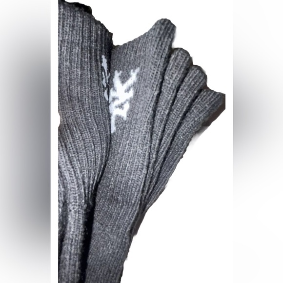 Zoo York Mid Crew Socks 8 Pair Men 6-12 Black White w Logo Skate Ride ZY NY NEW! - Picture 8 of 12